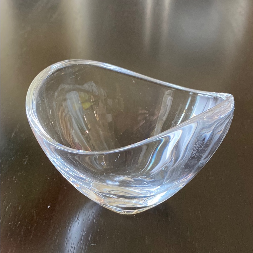 Like New Nambe Clear Glass Bowl!